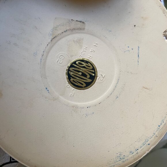 VTG Bygdo Ceramic Scandinavian Design Trivet Jester &Dancer Blue White Norwegian - Picture 4 of 4